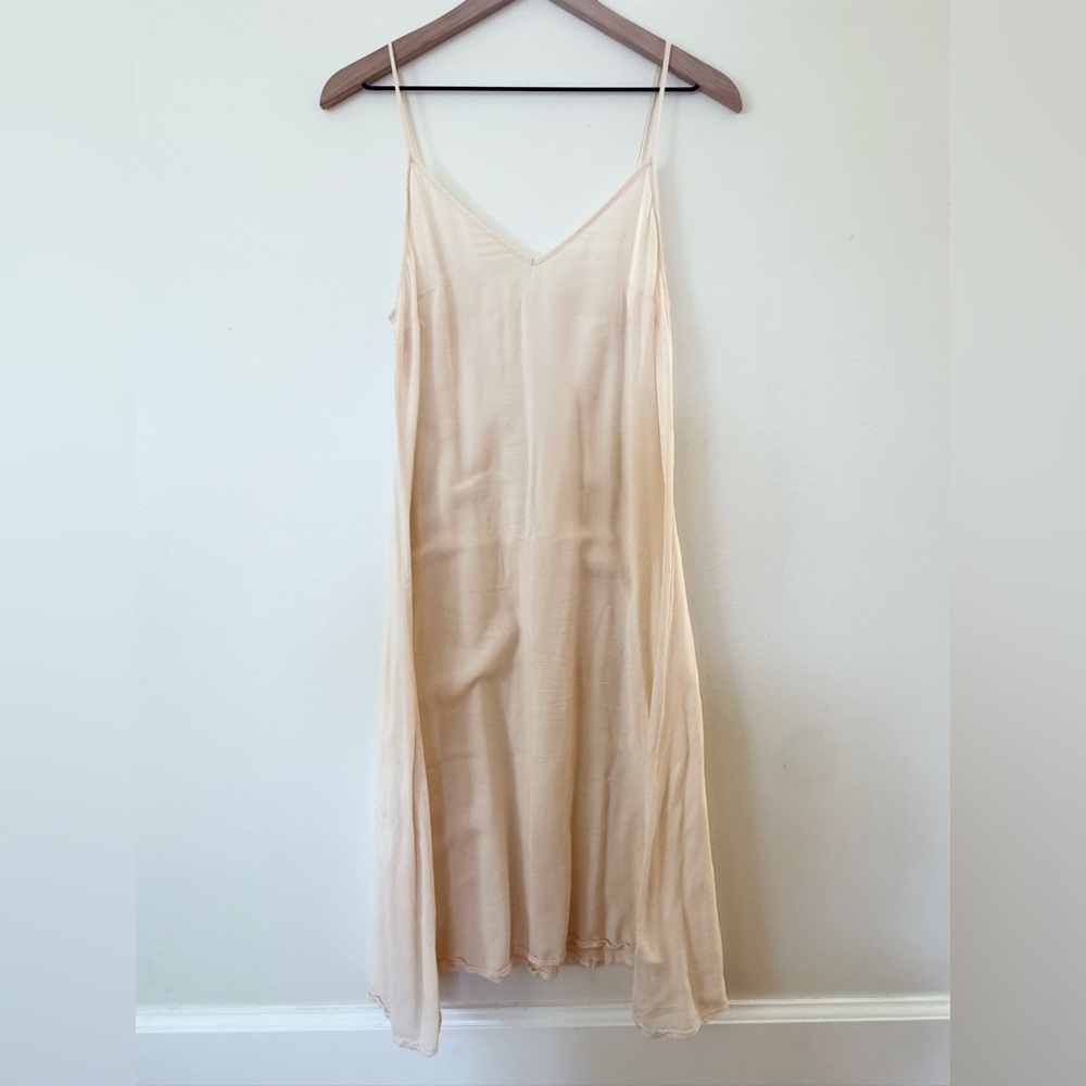 Free People Slip Dress Pale Pink Light Peach Size XS